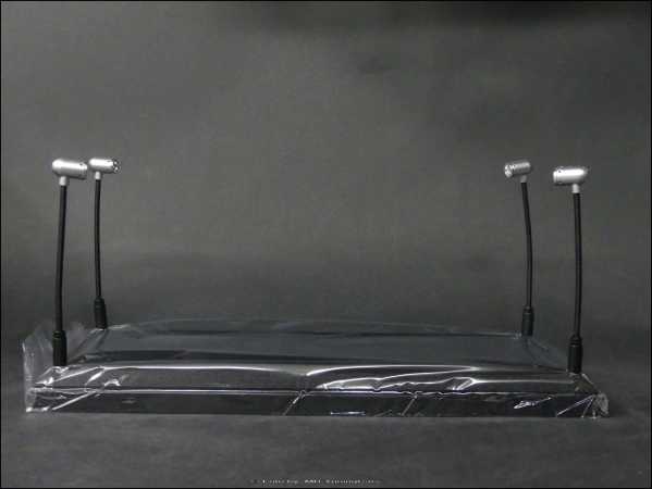 1:18 LED ACRYL Model Car Vitriene / Schwarz